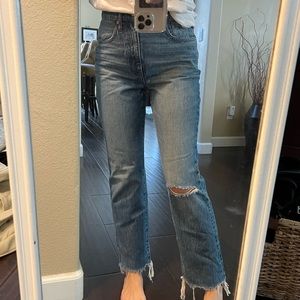 Madewell Slim Demi-Boot Jeans in Danville Wash 25